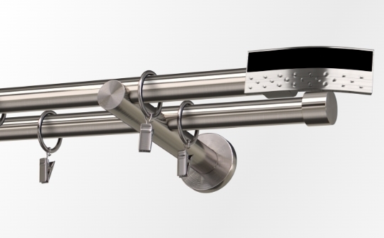 Karnisz metalowy podwójny 19mm Inspire 420cm