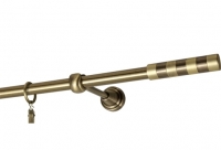 Karnisz pojedynczy fi16 mm "Sigma" w kolorze stare złoto